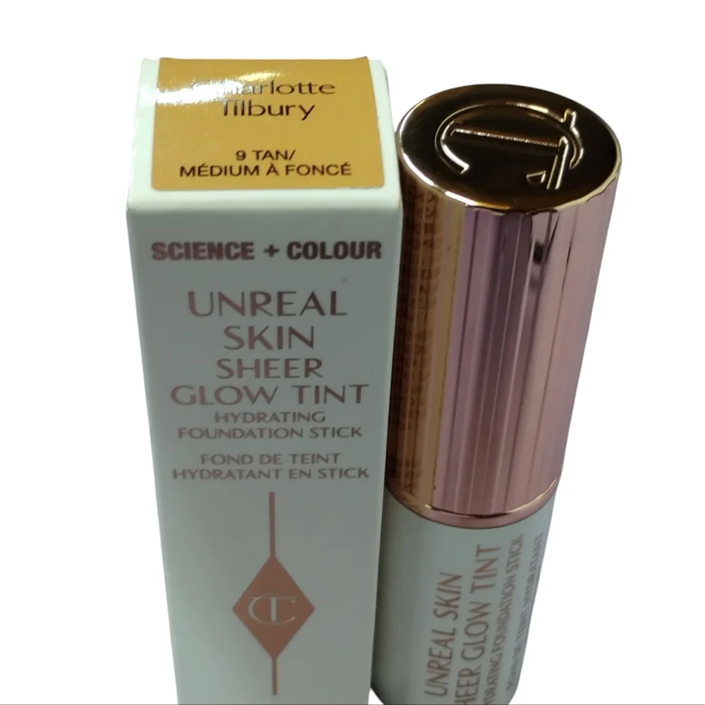 Charlotte Tilbury Unreal Skin Sheer Glow Tint Hydrating Foundation Stick #9 TAN‎